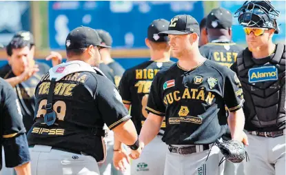  ??  ?? FOTO: TWITTER DE LEONES YUCATÁN La celebració­n de los Leones de Yucatán