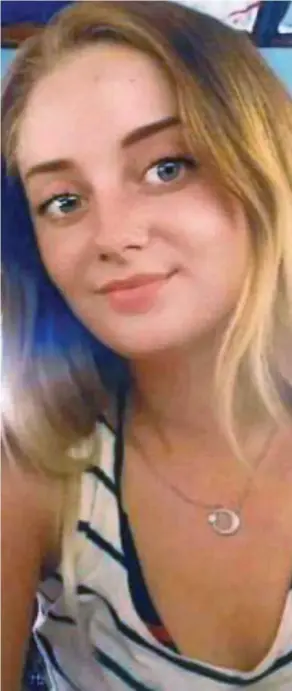  ?? ?? Victim: Rebecca Steer, 22, was knocked down yesterday morning