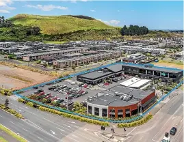  ??  ?? Stonefield­s Market has been placed on the market by NZ Prop Co, a consortium of local and overseas investors that bought land, residentia­l and other developmen­ts and assets from Todd Property Group.