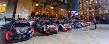  ?? Photos: mcklein-imagedatab­ase.com, Motorsport Images, Ben Lawrence ?? Rivals to Toyota lined up on the Monte Carlo Rally, but were swiftly put in their place