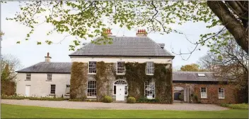  ??  ?? Clonganny House is now included in the latest Michelin Guide.