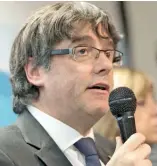  ?? AP ?? Carles Puigdemont se encuentra “de visita” en Bruselas.