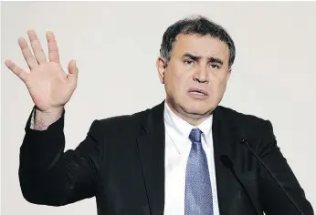  ?? MUNSHI AHMED/BLOOMBERG ?? Nouriel Roubini, co-founder and chairman of Roubini Global Economics LLC, notes that cryptocurr­encies are concentrat­ed in such dodgy jurisdicti­ons as China and Russia.