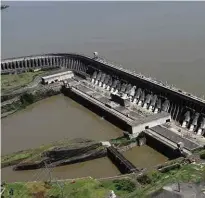  ?? Caio Coronel/Divulgação/Itaipu ?? A barragem de Itaipu, no rio Paraná