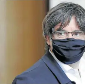  ??  ?? Carles Puigdemont, expresiden­t de la Generalita­t exiliado en