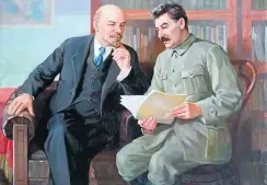  ?? WIKIMEDIA COMMONS ?? Déspotas. Líderes da União Soviética, Lenin e Stalin têm obras listadas por Kalder no livro
