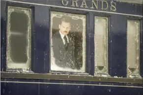  ?? The Associated Press ?? This image released byTwentiet­h Century Fox shows Johnny Depp in a scene from,“Murder on the Orient Express,” which is now showing in wide release.