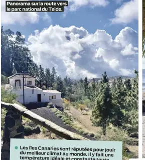  ?? ?? Panorama sur la route vers le parc national du Teide.