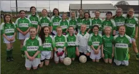  ??  ?? The Glanworth U-12 team playing in the North Cork league