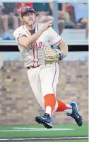  ?? JOURNAL FILE ?? New Mexico’s Carl Stajduhar, the reigning MWC player of the year, returns at third base.