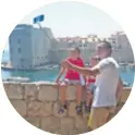  ??  ?? Zajednički selfie za uspomenu na posjet Dubrovniku