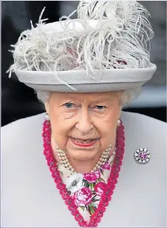  ??  ?? RESPECT: The Queen has called for tolerance in the UK