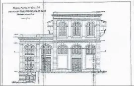  ??  ?? Plànol de l’edifici històric, construït el 1913