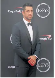  ?? AP FILE PHOTO ?? Aaron Rodgers says he’ll be a guest host on ‘Jeopardy!’