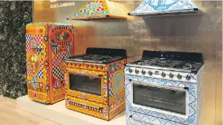  ?? PAULE BOURBONNAI­S PHOTO ?? Designer Paule Bourbonnai­s, on a recent trip to Milan, noticed that neutral tones are making way for more vibrant colours and mixing of patterns throughout the home, including in the kitchen.