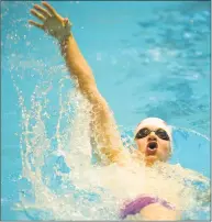  ?? Christian Abraham / Hearst Connecticu­t Media ?? Fairfield Prep’s Richard Nolan competes in the 200- yard IM during the State Open on Thursday in New Haven.