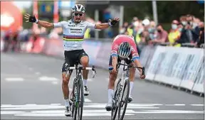  ??  ?? Le maillot arc-en-ciel français s’est récemment adjugé la Flèche brabançonn­e.