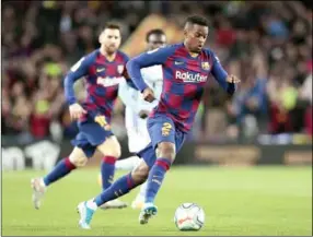  ??  ?? Nélson Semedo heeft de coronarege­ls bij Barcelona overtreden. (Foto: Goal)