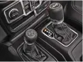  ??  ?? EQUIPMENT European specs will be confirmed in 2018, but all models will get a low-range gearbox as standard and optional diff locks for improved off-road ability. Leather (left) features on top-spec models