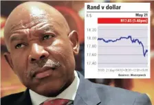  ?? | SHANNON STAPLETON Reuters ?? SA RESERVE Bank governor Lesetja Kganyago says monetary policy could ease financial conditions and improve the resilience of households and firms to the economic implicatio­ns of Covid-19.