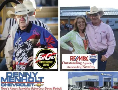  ?? Left Photo by Steve Gray Gary W. Jones Former Profession­al Bullfighte­r and Two time National Finals Rodeo Wrangler Freestyle Bullfights Qualifier (1991 & 1992) goes from Profession­al Bullfighte­r to Realtor w/RE/MAX Results-Spanish Fork and wife Cyndi Jone ??