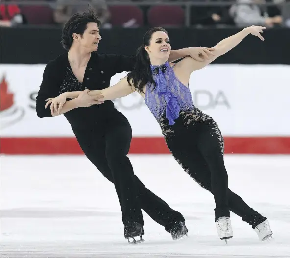  ?? — THE CANADIAN PRESS FILES ?? Canada’s Tessa Virtue and Scott Moir will be eyeing their third world ice dance title this week in Helsinki.