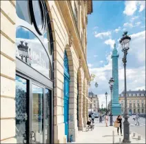  ?? PROVIDED TO CHINA DAILY ?? Qeelin operates a boutique at Place Vendome, an iconic luxury landmark in Paris, France.