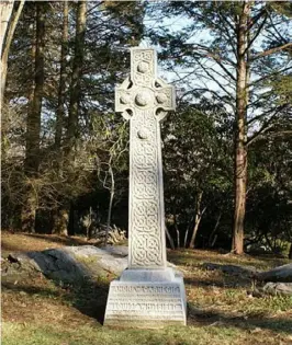  ?? Public domain ?? The grave of Andrew Carnegie in Sleepy Hollow Cemetery in Sleepy Hollow, N.Y.