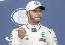  ?? EFE ?? Lewis Hamilton coronó histórico fin de semana en Monza.