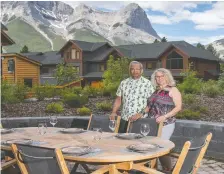  ??  ?? Ellen Sitler and Aroon Sequeira looked for a second home in Palm Springs, Phoenix, Mexico and balmy Vancouver Island before settling on Canmore, a four-hour door-to-door drive from their home in Edmonton.