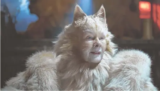  ?? UNIVERSAL PICTURES/TNS ?? Judi Dench appears in a scene from “Cats.”