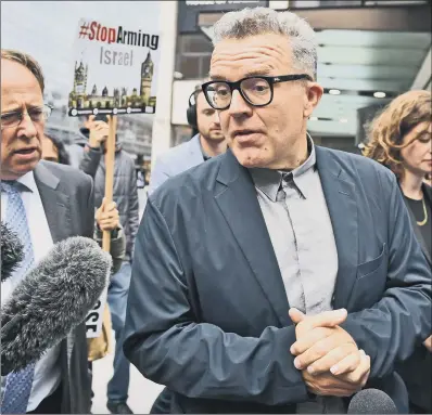  ?? PICTURE: PA WIRE. ?? IN SPOTLIGHT: Deputy Leader Tom Watson leaving the meeting of the Labour National Executive Committee in London.