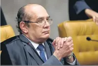  ?? Evaristo Sá/AFP ?? Comentário do ministro do STF Gilmar Mendes foi feito em entrevista à Folha de S.Paulo