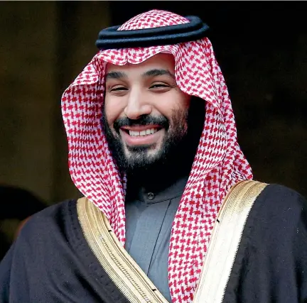 ??  ?? Saudi Arabia Crown Prince Mohammed bin Salman. Behind the smile are concerns about his ongoing war in Yemen and the influence of conservati­ve clerics.