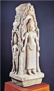  ?? ?? The stature of the Buddhist wisdom deity Prajnapara­mita from the Ashmolean