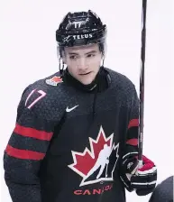  ?? JONATHAN HAYWARD / THE CANADIAN PRESS ?? Nick Suzuki was the centrepiec­e in a trade that sent him from Vegas to the Canadiens with Tomas Tatar and a 2019 draft pick in exchange for Max Pacioretty.