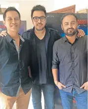  ?? PHOTO: HTCS ?? (From left) Raj Nidimoru, Dinesh Vijan and Amar Kaushik