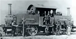  ??  ?? Above: Double Fairlie Mountainee­r of 1869 at Burry Port in the 1890s. The Burry Port & Gwendraeth Valley Railway was the only standard gauge line in the UK to regularly used oubleF airliesG. RS