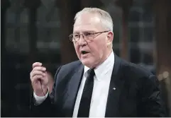  ?? ADRIAN WYLD / THE CANADIAN PRESS ?? Minister of Border Security Bill Blair responds to a question in the House of Commons on Thursday.