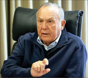  ?? PHOTO: REUTERS ?? South African magnate Christo Wiese appears to have been forced by the banks to sell shares in embattled Steinhoff.