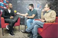  ?? FOTO: PEP MORATA ?? Abidal, durante una entrevista que duró 50 minutos