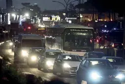  ?? (foto Proto) ?? Caos Via Tiburtina paralizzat­a fin dalle prime ore del mattino