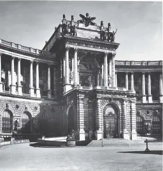  ?? [Wien Museum Inv.-Nr. 185181, CC0] ?? Viel Kopfzerbre­chen um die Nutzung: die Neue Burg am Heldenplat­z.