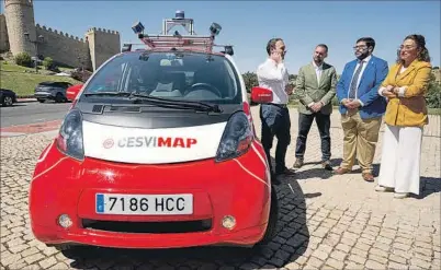  ?? EFE ?? El primer coche autónomo desarrolla­do íntegramen­te en España y de nivel cuatro realiza su primer viaje en Ávila.