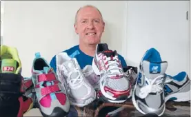  ?? Photo: SUPPLIED ?? Sole man: Simon Legg is in the running for Wellington­ian of the Year due to his work with the Shoes in Schools project.