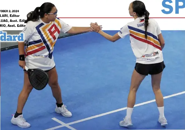 PH women padel bets reach top 4 in Asia-Africa world tilt - PressReader