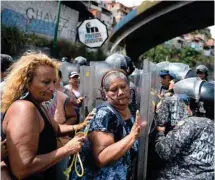  ?? FEDERICO PARRA AGENCE FRANCE-PRESSE ?? Une manifestat­ion contre les pénuries de nourriture avait eu lieu dans la capitale, Caracas, le 28 décembre.