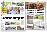  ??  ?? am informó ayer que habitantes de las comunidade­s San José de Guanajuato, San Antonio de Morales y Santa Rosa de Lima bloquearon durante cuatro horas la autopista para quejarse por presuntos abusos de autoridad por parte de la Policía Ministeria­l.