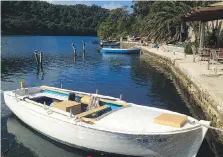  ??  ?? Biking and boating are two of the most popular pastimes on sleepy Mljet Island, a large portion of which is preserved as a national park.