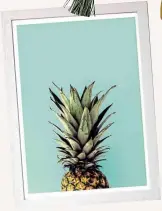  ??  ?? Pineapple framed artwork, €46 from Littlewood­s Ireland